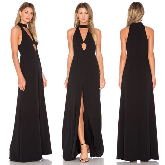 Jill Stuart Dresses & Skirts - JILL Jill Stuart High Neck Choker Cutout Gown